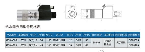 G85系列高壓外螺紋密封測試接頭