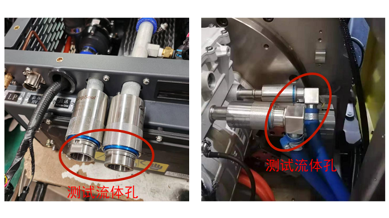 格雷希爾G70系列密封測試接頭在生產線上的使用