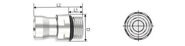 格雷希爾C71系列UQDB數(shù)據(jù)中心液冷接頭尺寸圖1